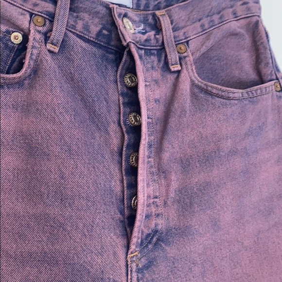 Agolde Riley High Rise Straight Crop Jeans - Picture 10 of 10